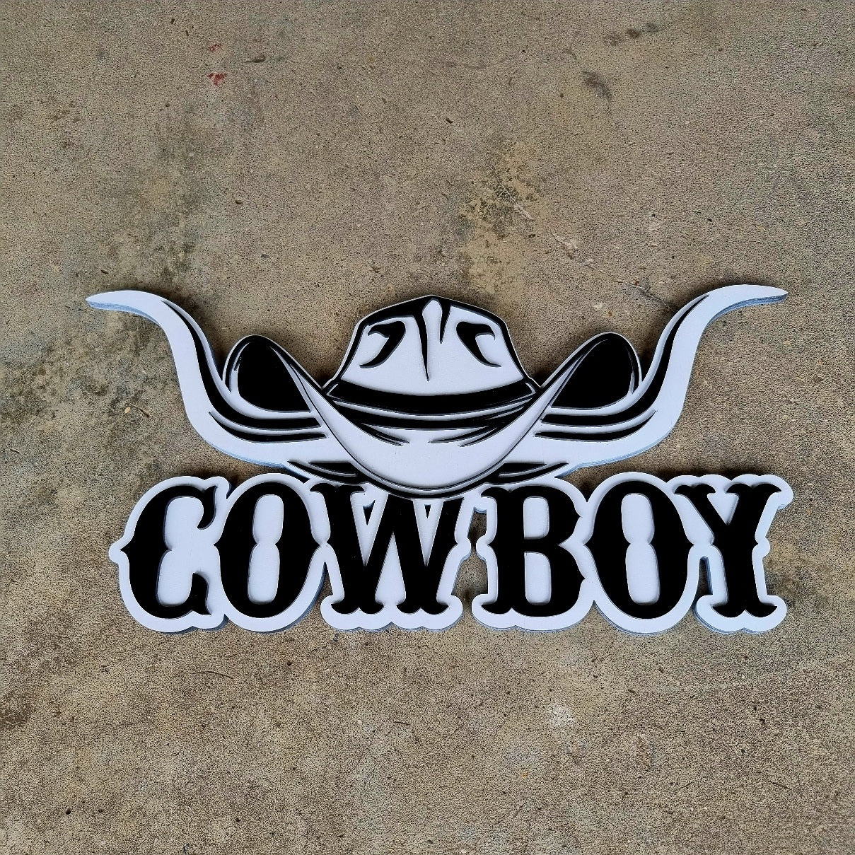 Timber Cowboy Wall Sign