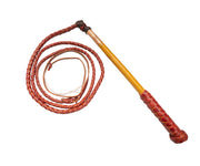 Stockmaster Redhide Stock Whip 8' x 4 Plait - The Trading Stables