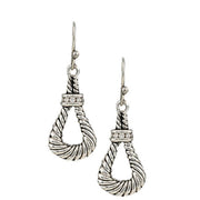 Montana Silversmiths Twisted Rope Loop Earrings - The Trading Stables