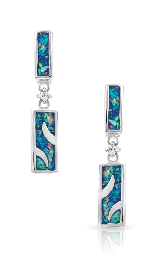 Montana River of Lights Opal Waves Earrings - The Trading Stables