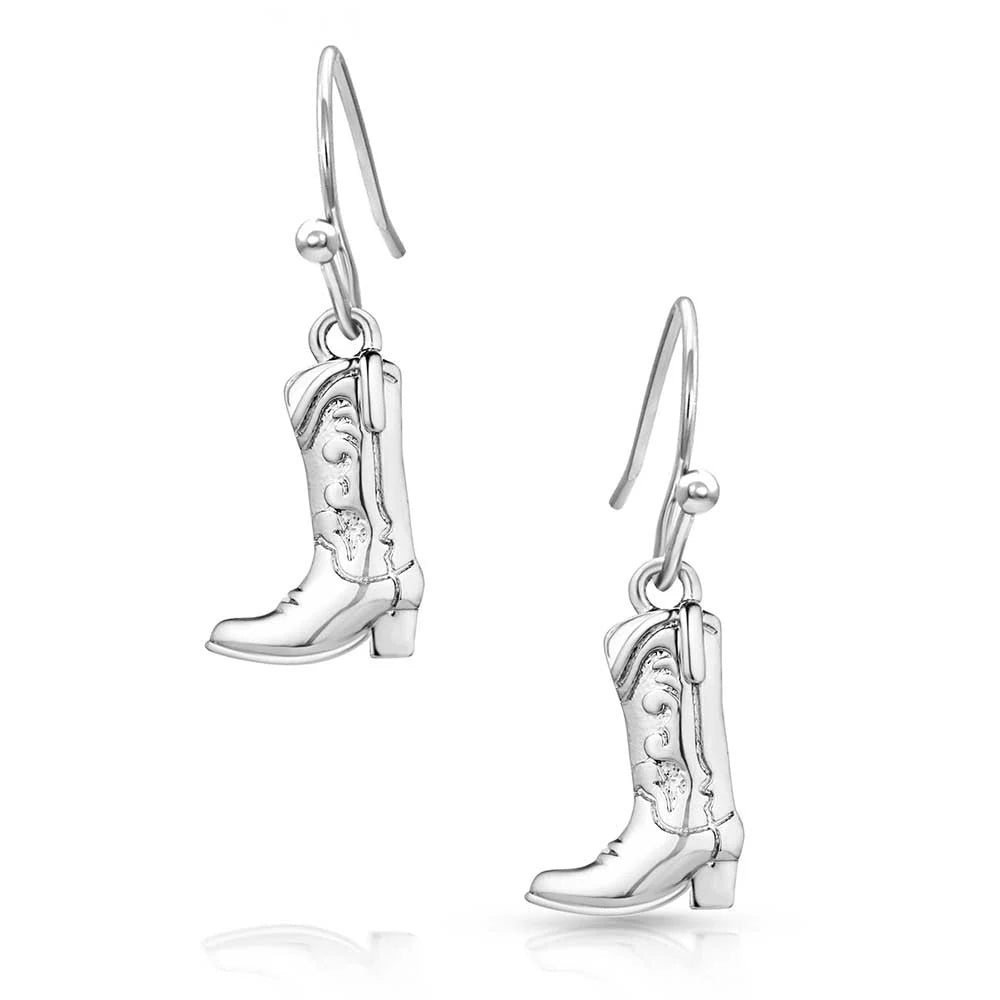 Montana Sculpted Cowboy Boot Earrings - The Trading Stables