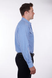 Hard Slog Men's Devin Half Placket Shirt - The Trading Stables