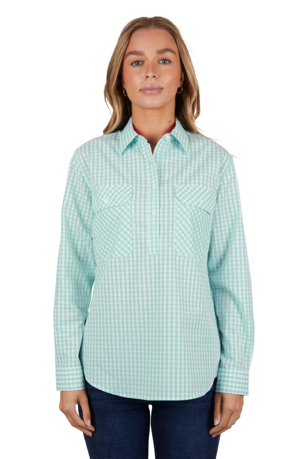 Hard Slog Lize Half Placket Shirt