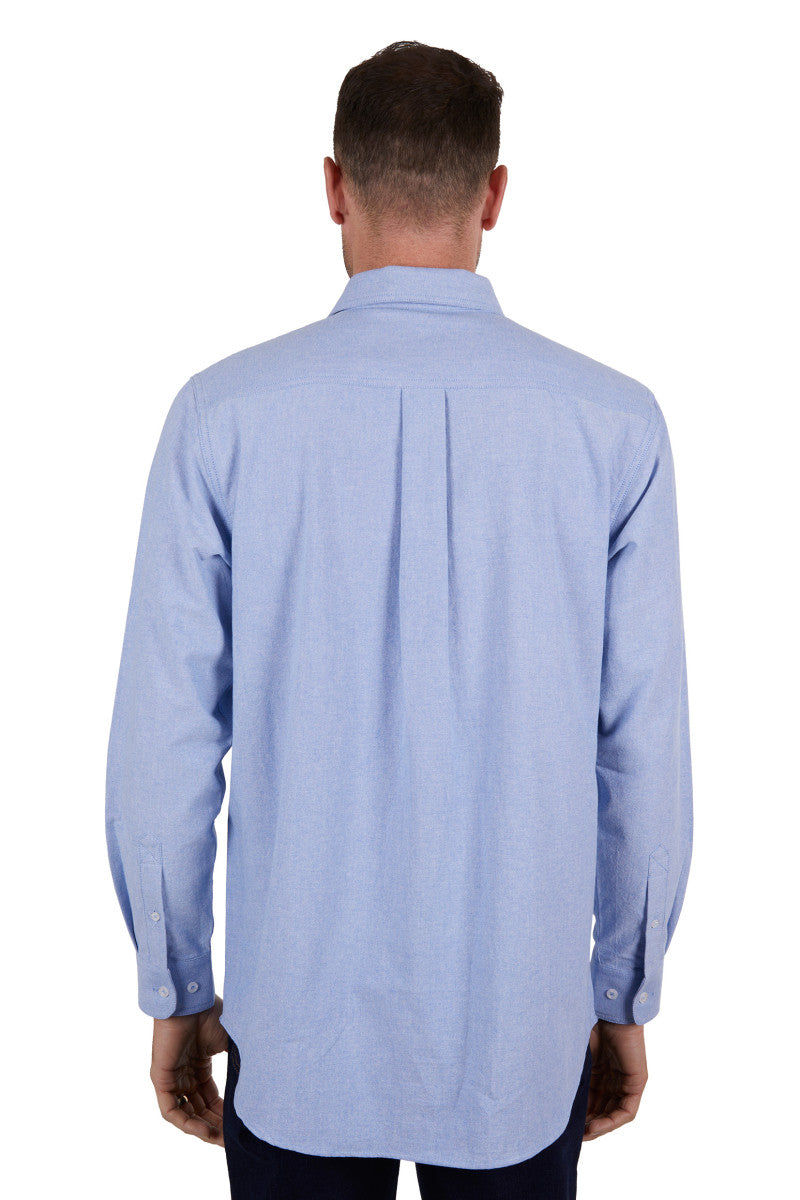 Hard Slog Mens 1/2 Placket  LS Shirt