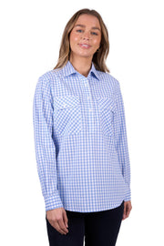 Hard Slog Womens Rux Half Button Shirt - The Trading Stables