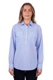 Hard Slog Womens Rux Half Button Shirt - The Trading Stables