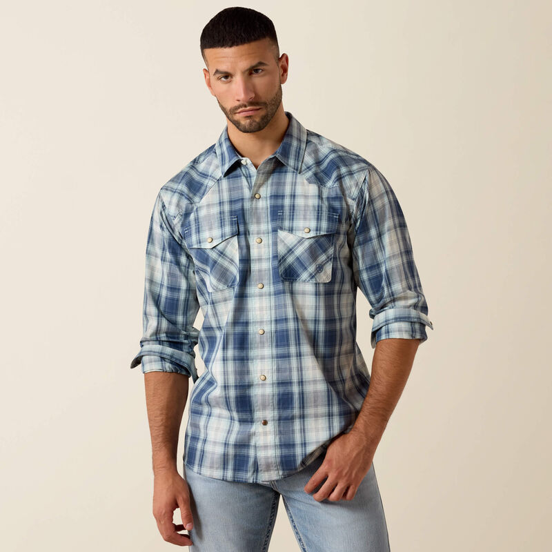 Ariat Mens Retro Heathcliff Plaid LS Shirt