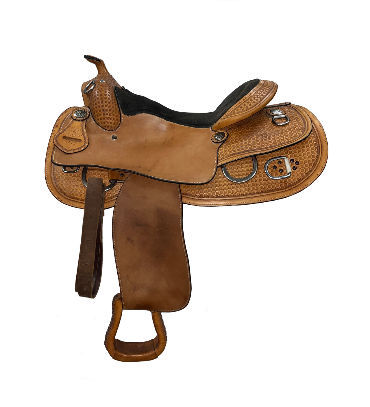 Double J Western Saddle 17 Inch Second Hand - The Trading Stables