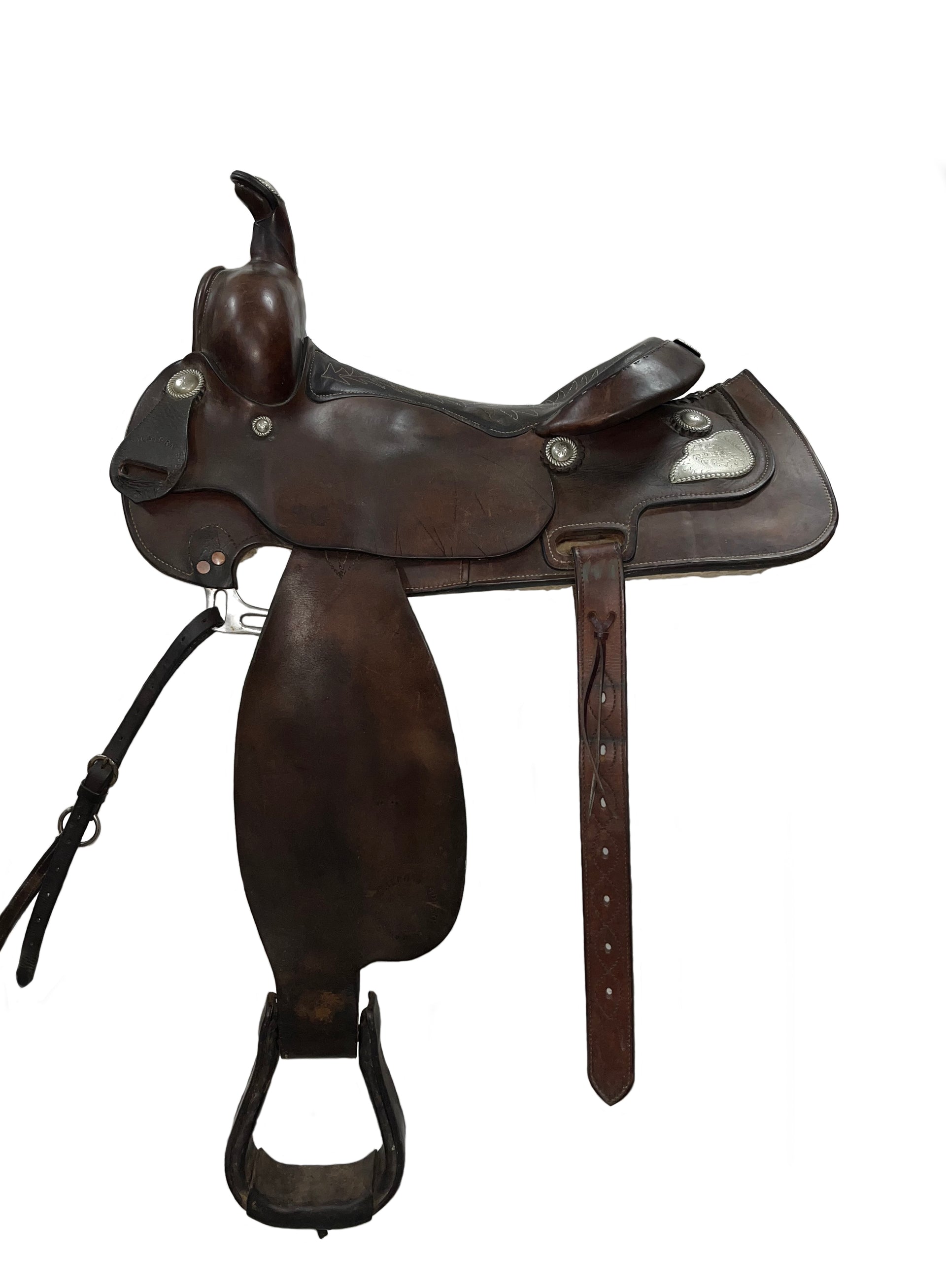 Cowling Western Saddle Set 16 Inch Second Hand - The Trading Stables