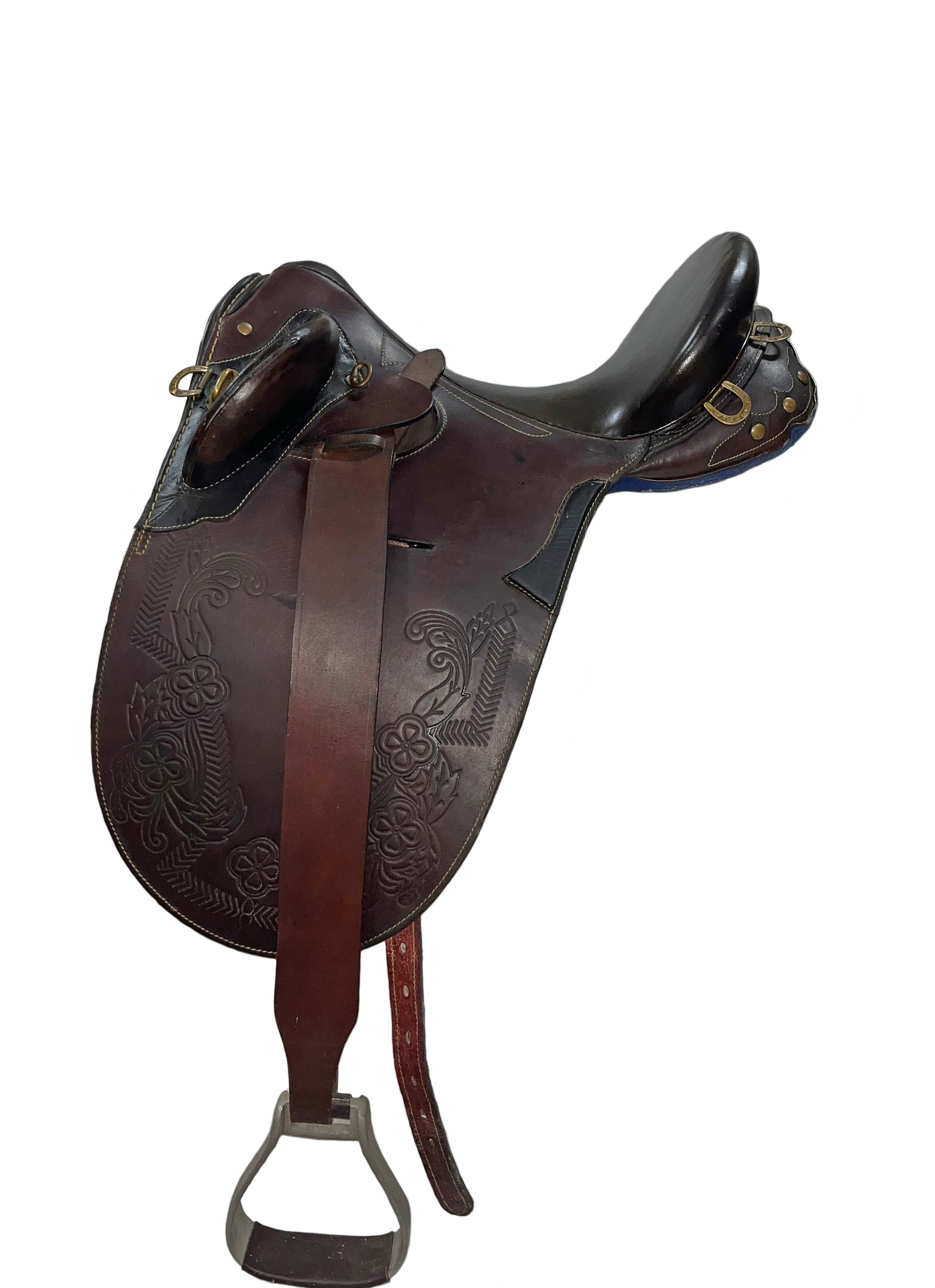 Stock Saddle 17 Inch Mounted Second Hand - The Trading Stables