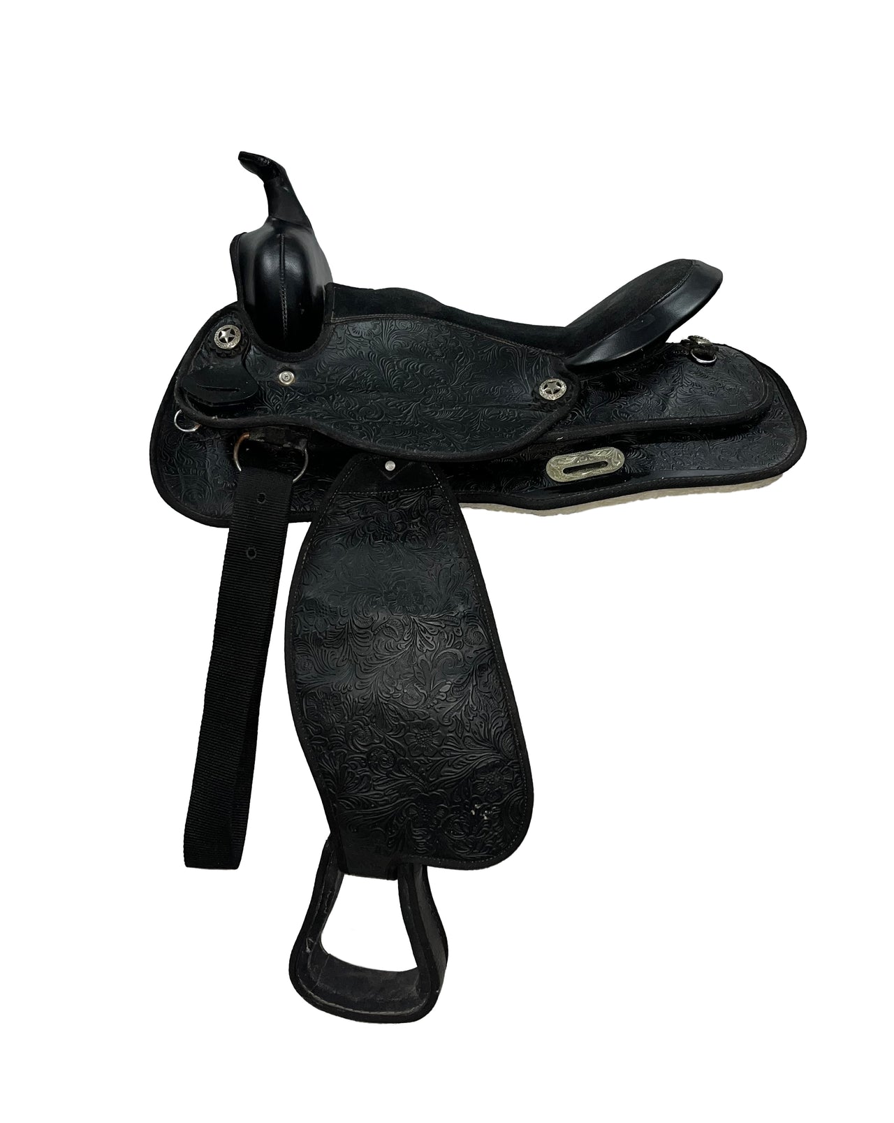 Synthetic Western Saddle FQHB 17 Inch Second Hand