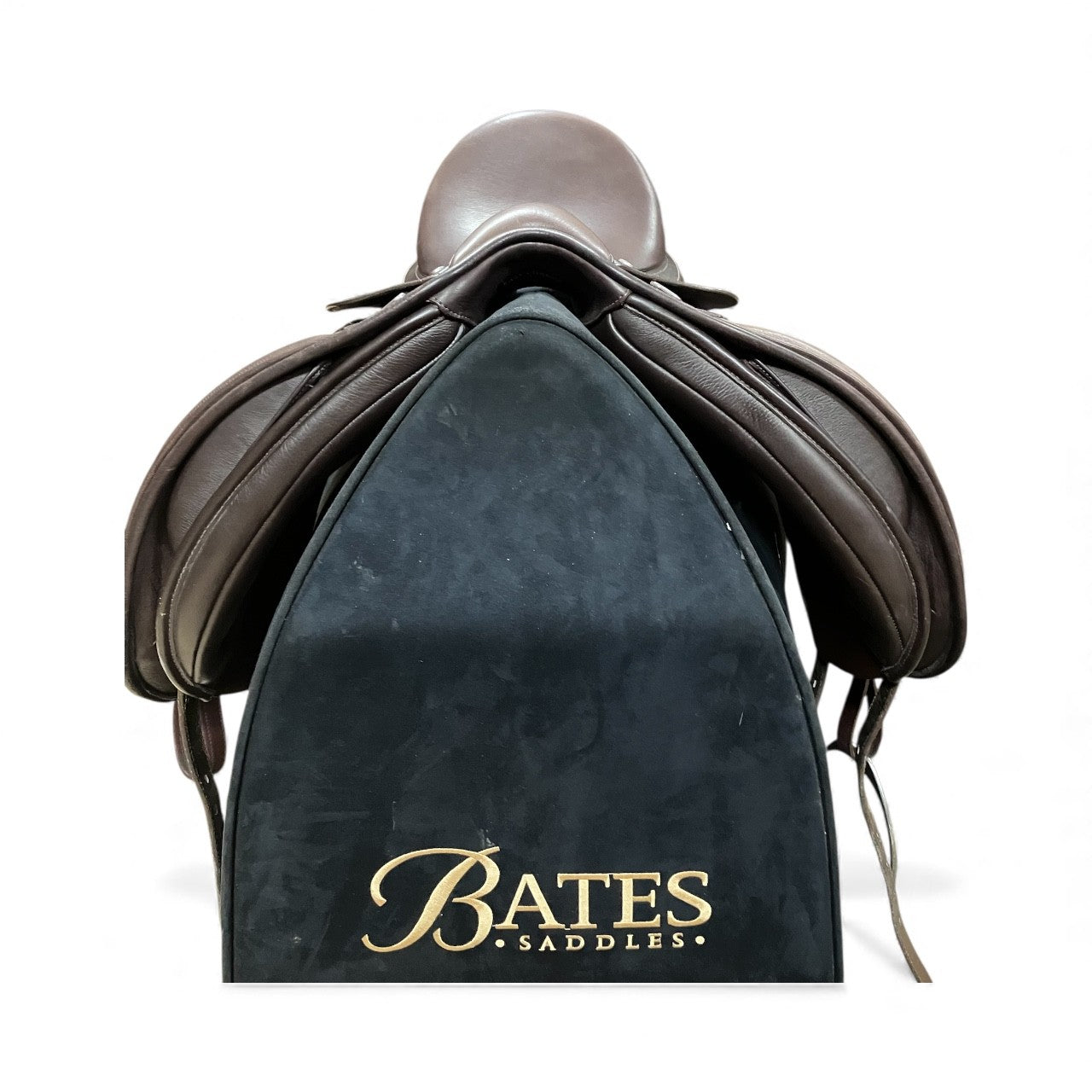 Second Hand Bates Wide Dressage Brown  16.5 "