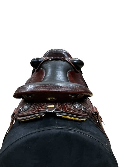 Kuda Flex Half Breed Saddle  16 in - The Trading Stables