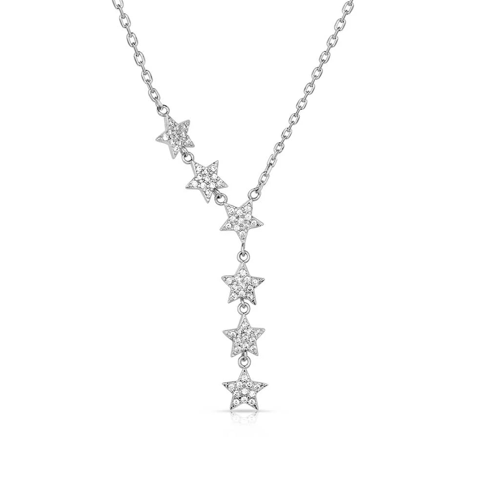 Montana Silversmiths Guiding North Crystal Necklace - The Trading Stables