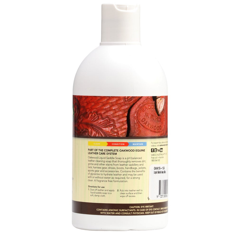 Oakwood Liquid Saddle Soap - 500mL