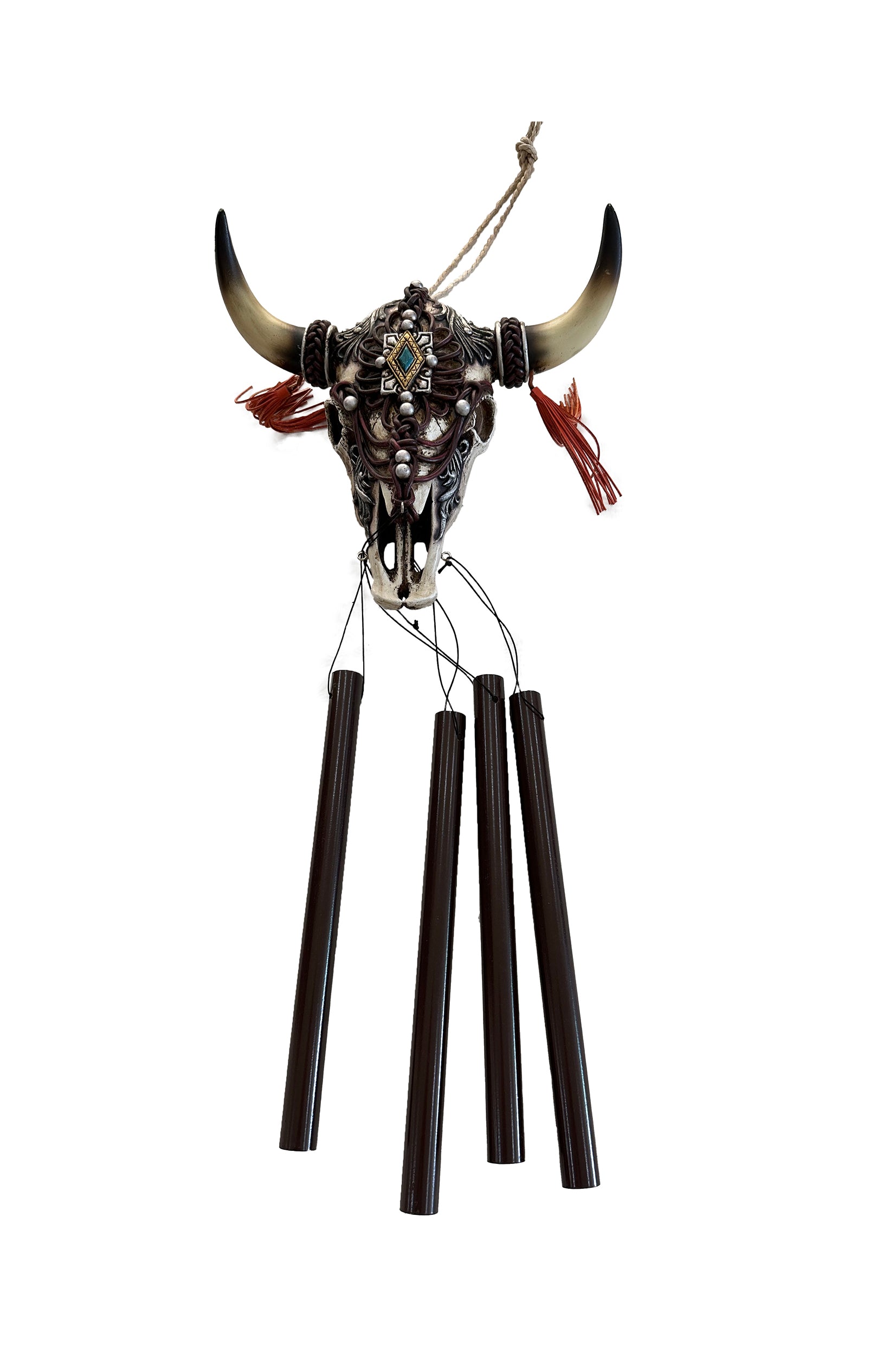 Steer Head Wind Chime - The Trading Stables