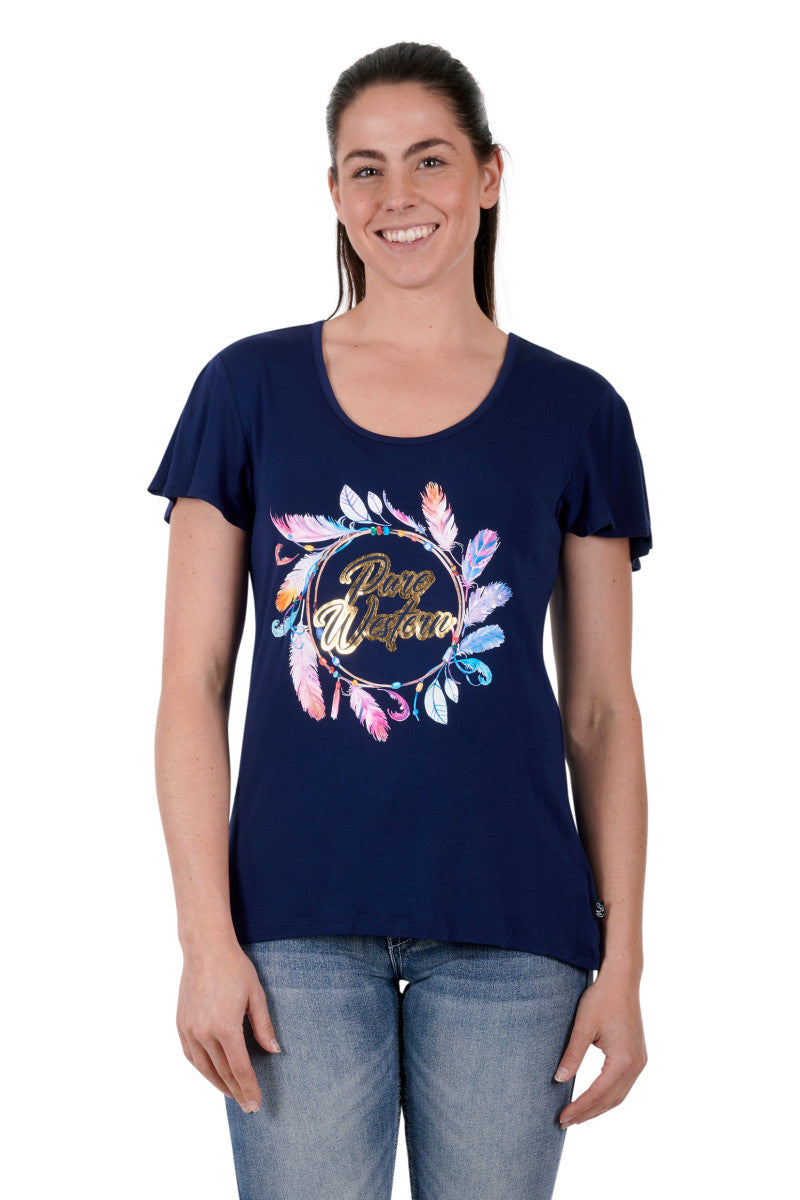 Pure Western Women's Dylan Tee - The Trading Stables