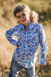 Pure Western Girls Frances Long Sleeve Shirt - The Trading Stables