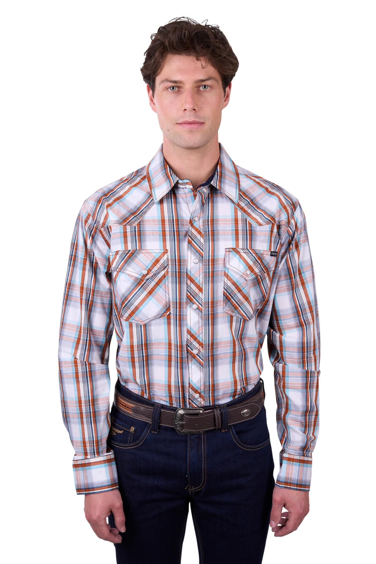 Pure Western Men's Axel Long Sleeve Shirt