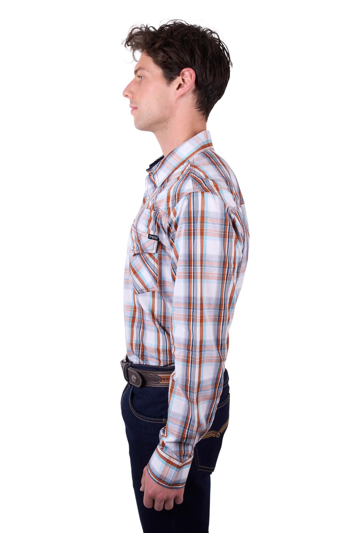 Pure Western Men's Axel Long Sleeve Shirt