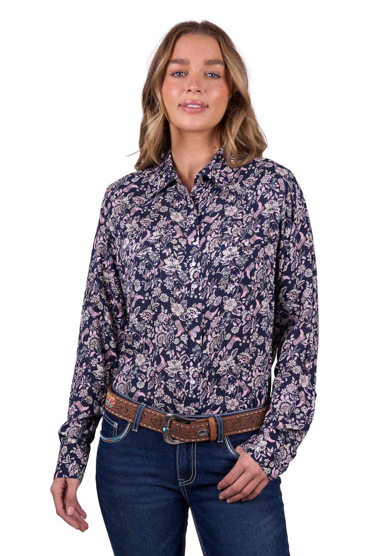 Pure Western Hannah Long Sleeve Shirt