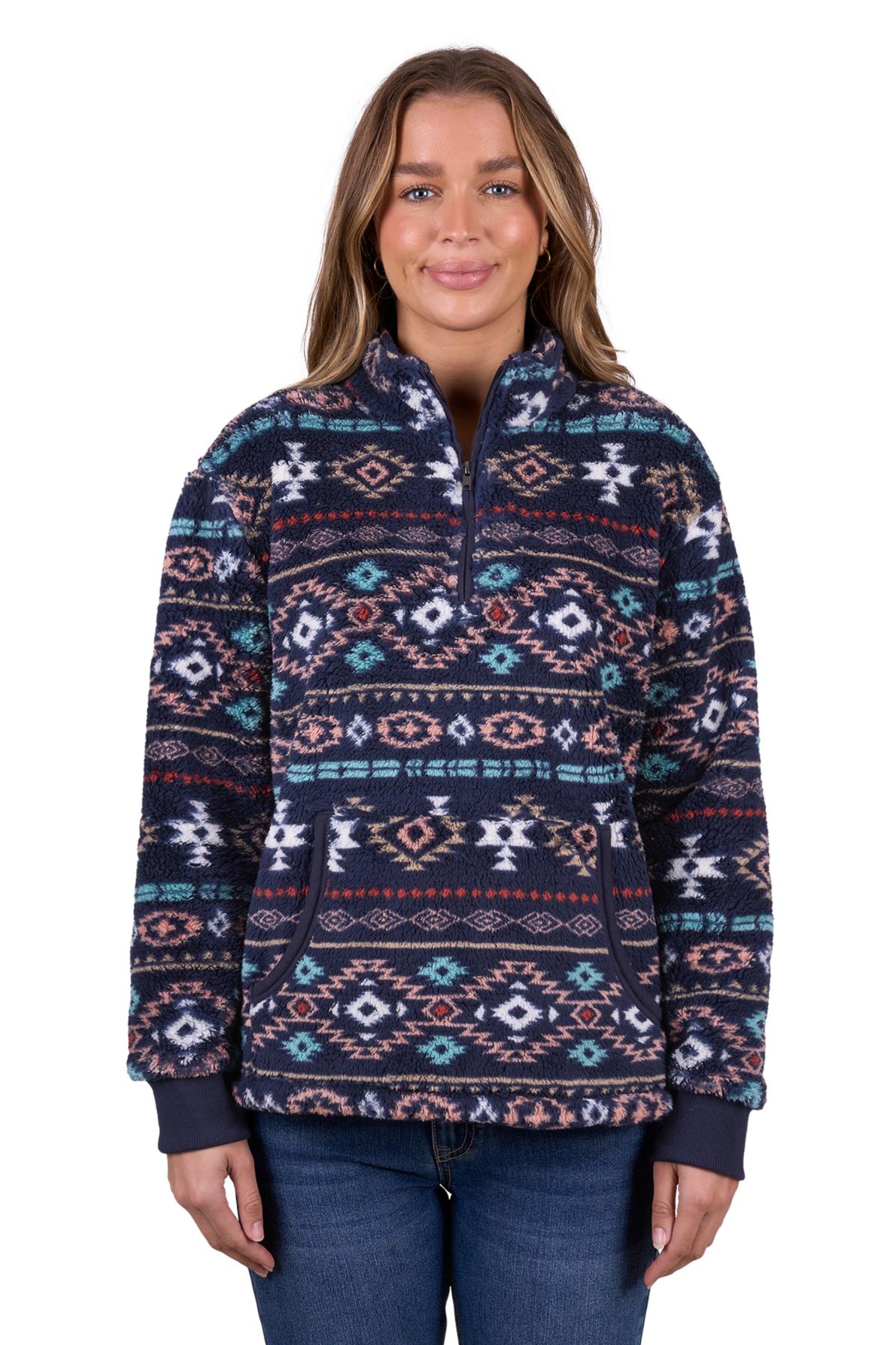 Pure Western Women's Luna 1/4 Zip Pullover - The Trading Stables