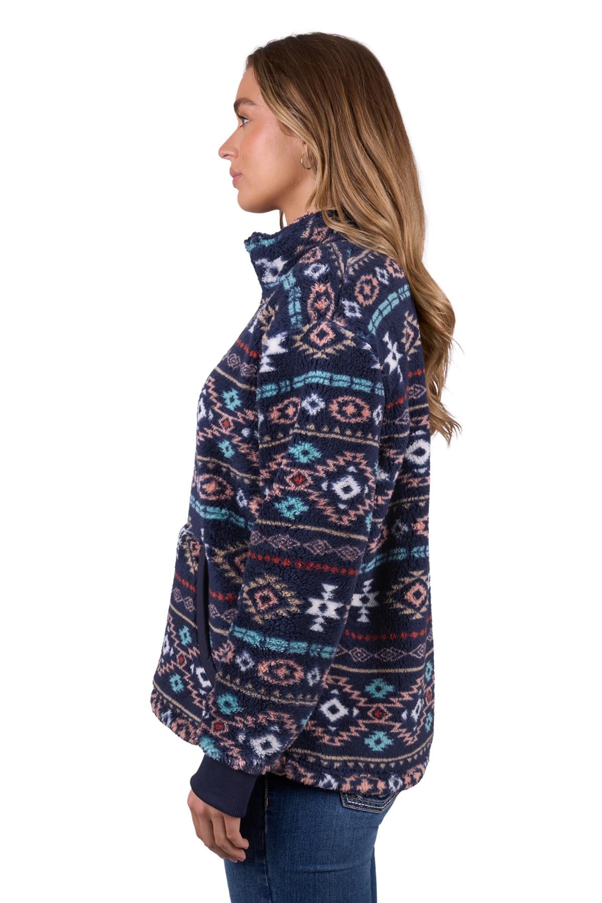Pure Western Women's Luna 1/4 Zip Pullover - The Trading Stables