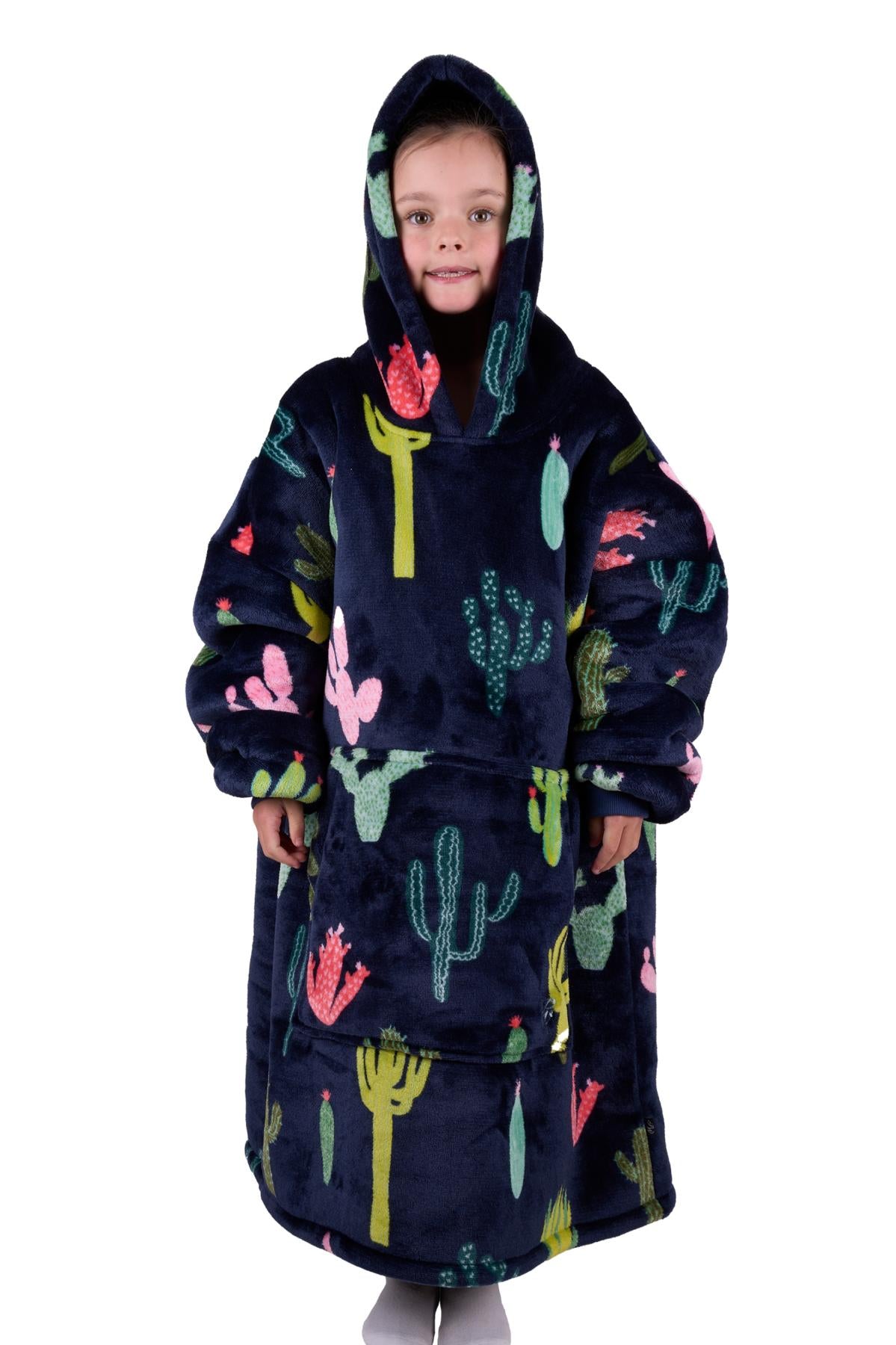 Pure Western Kid's Cactus Snuggle Hoodie