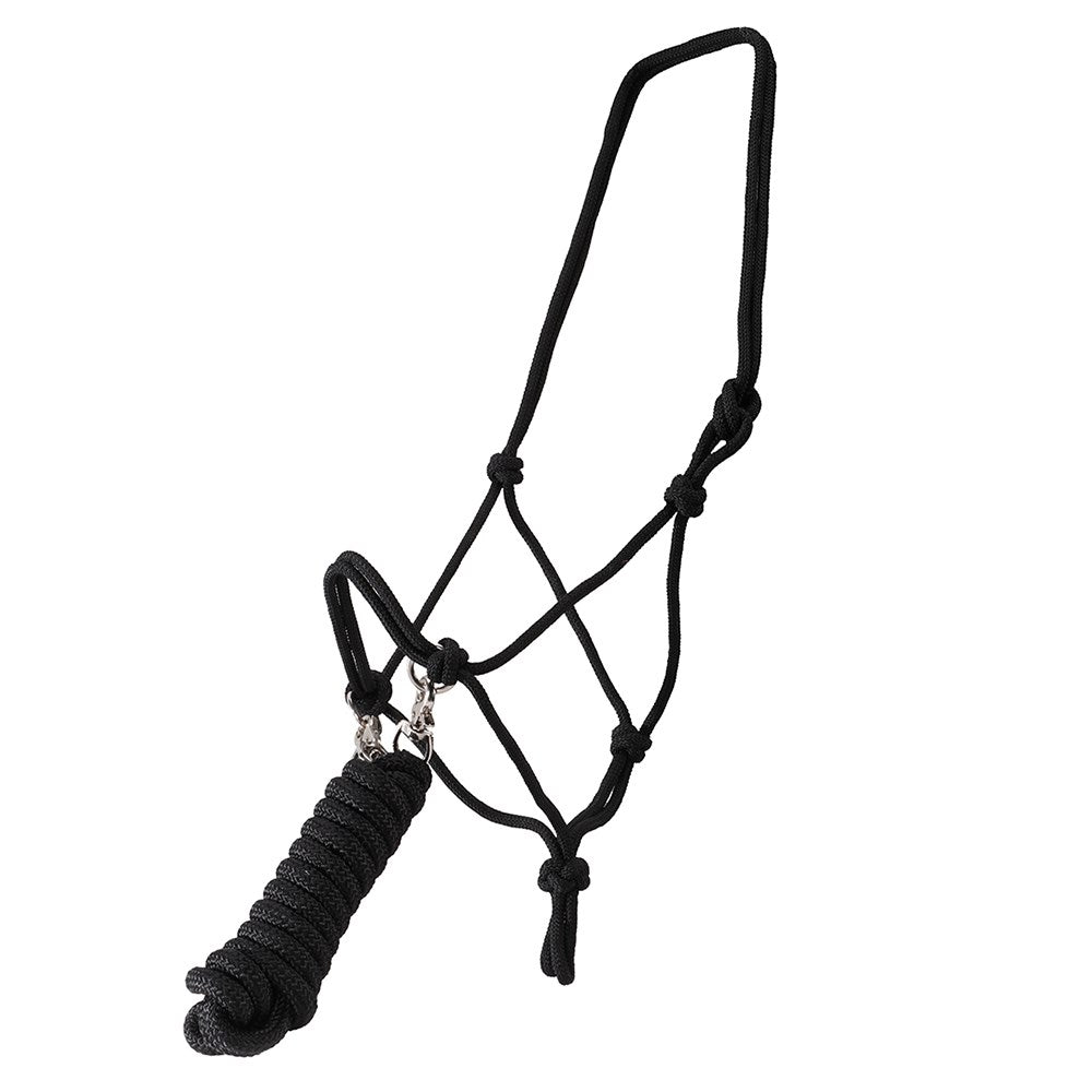 Rancher Bitless Bridle w/Reins - Black