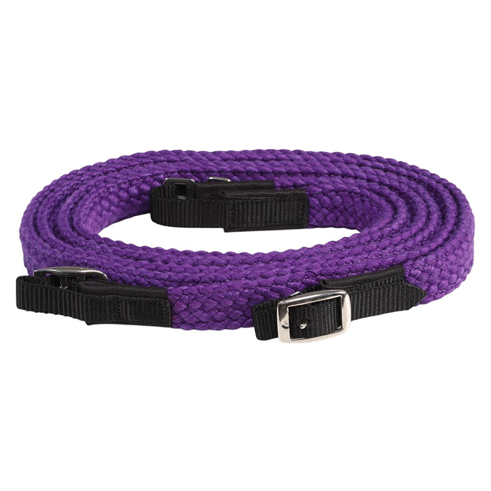 Vivid Cotton Hack Reins - The Trading Stables