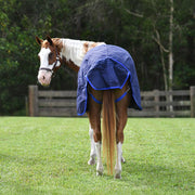 Ripstop Horse Rug Navy w/Blue Trim - The Trading Stables