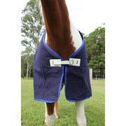 Ripstop Horse Rug Navy w/Blue Trim - The Trading Stables