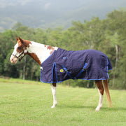 Ripstop Horse Rug Navy w/Blue Trim - The Trading Stables