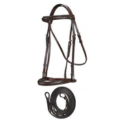Laced Snaffle Bridle - The Trading Stables