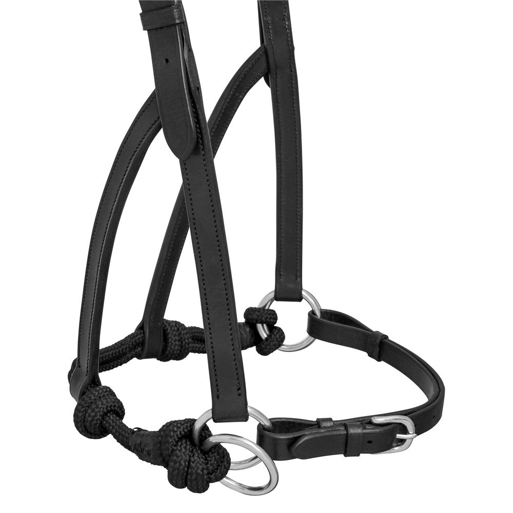 Jeremy & Lord Bitless Bridle w/Knotted Noseband