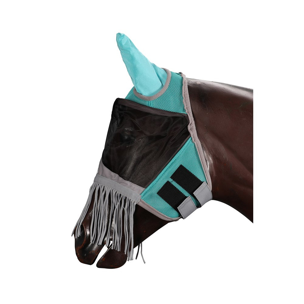 Horsemaster Fly Mask with Ears & Nose Fringe