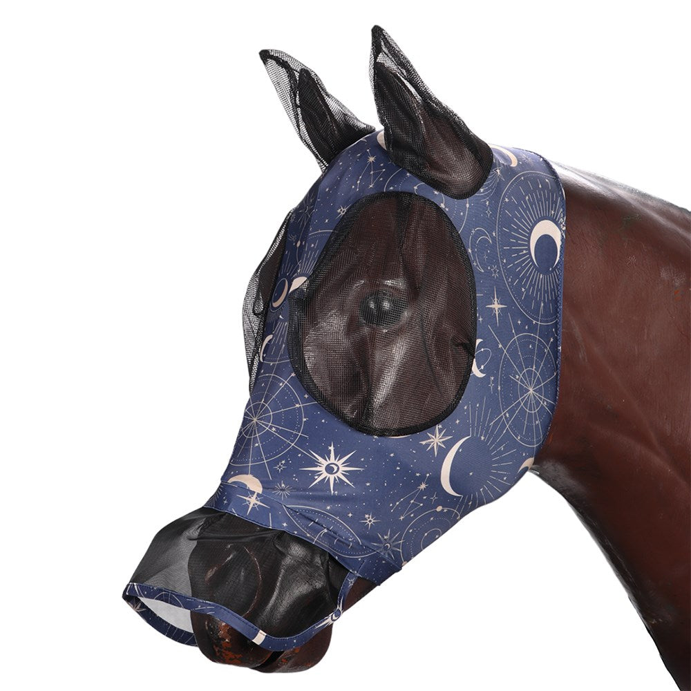 Kool Master Lycra Pull On Fly Mask w/Skirt - Celestial Star