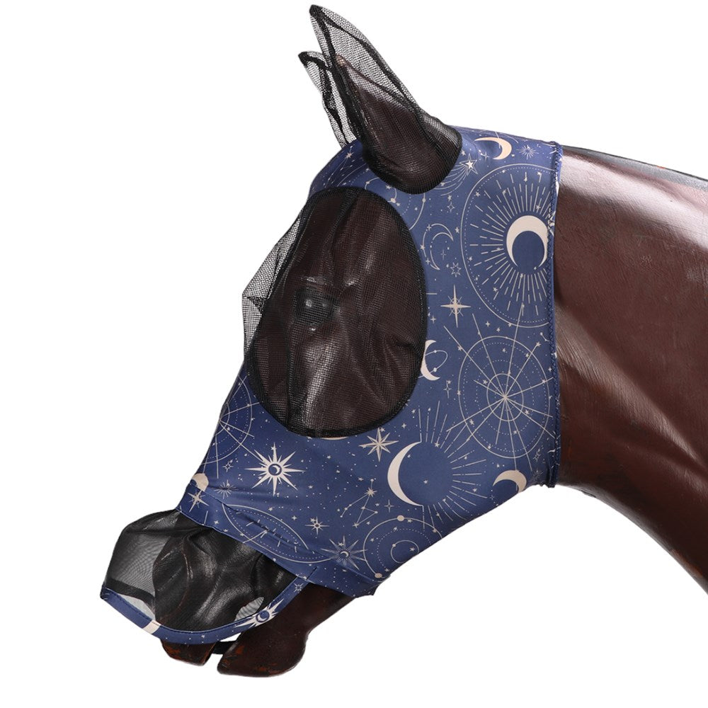 Kool Master Lycra Pull On Fly Mask w/Skirt - Celestial Star