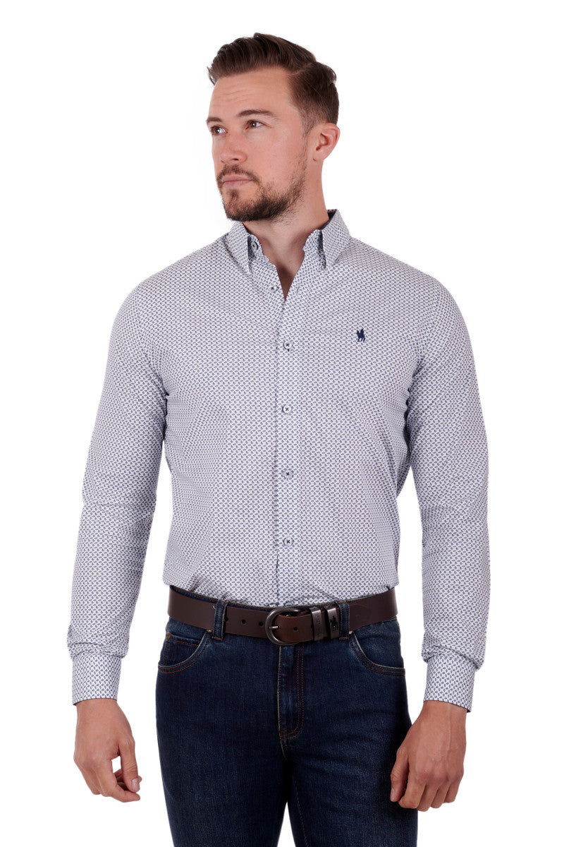 Thomas Cook Men's Sean Tailored Long Sleeve Shirt - The Trading Stables