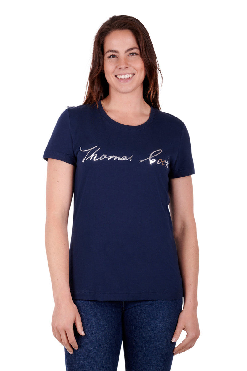 Thomas Cook Women's Script Short Sleeve Tee - The Trading Stables