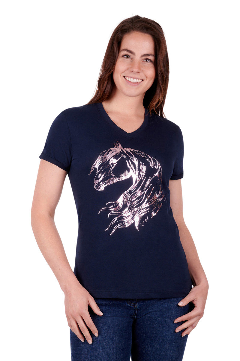 Thomas Cook Womens Faith V-Neck Tee - The Trading Stables