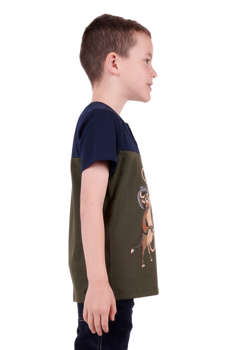 Thomas Cook Boys Lasso Henley Tee - The Trading Stables