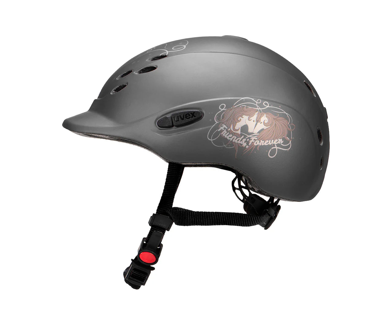 Uvex Onyxx Friends Helmet II - Anthracite - The Trading Stables