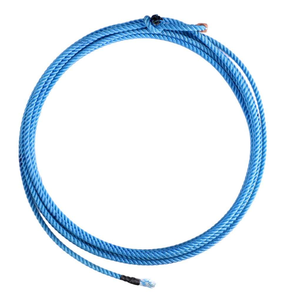 Neil Love 3/8" Soft Nylon Lariat 35' Blue - The Trading Stables