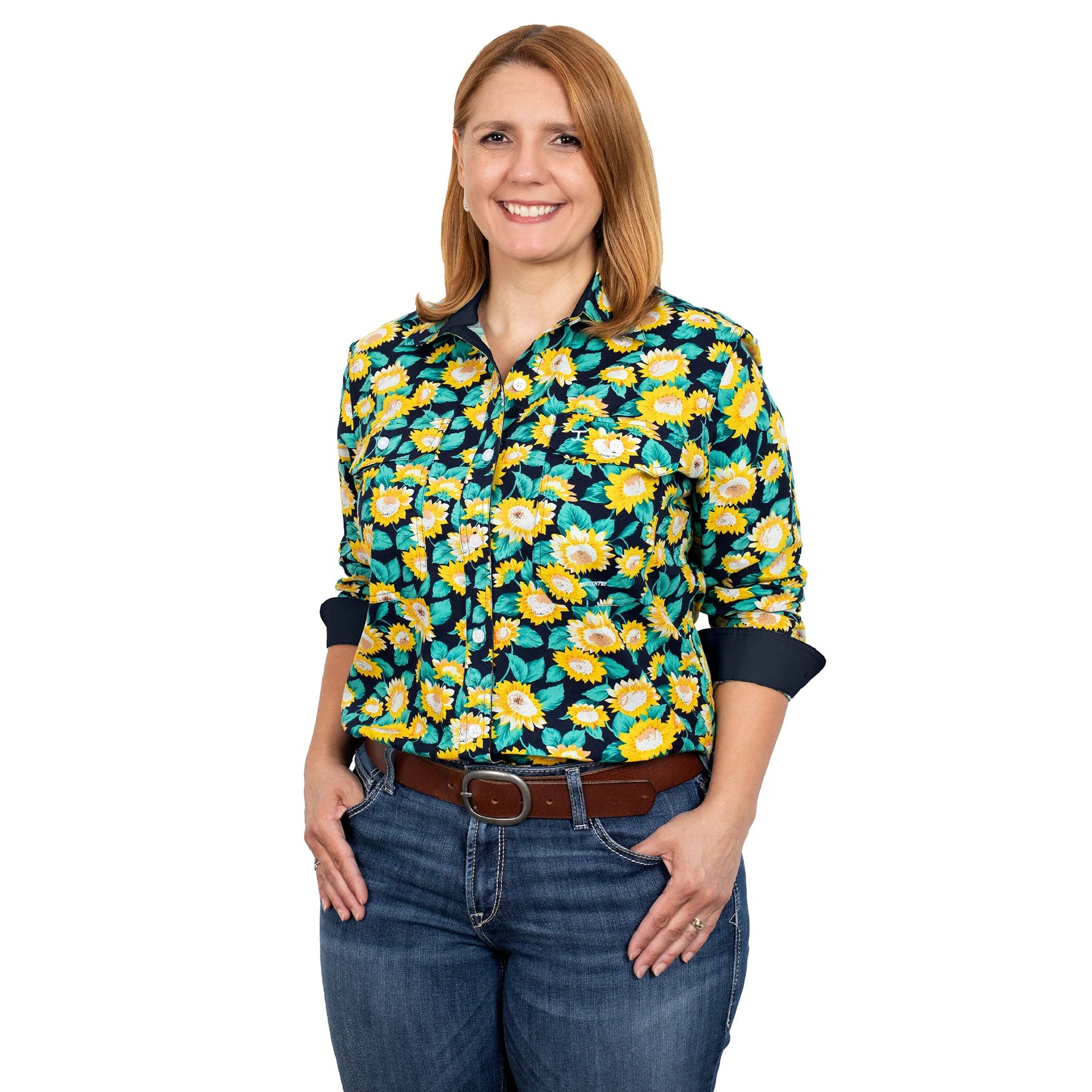 Just Country Womens Abbey Work Shirt - The Trading Stables