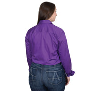 Just Country Jahna Trim Half Button Workshirt - The Trading Stables