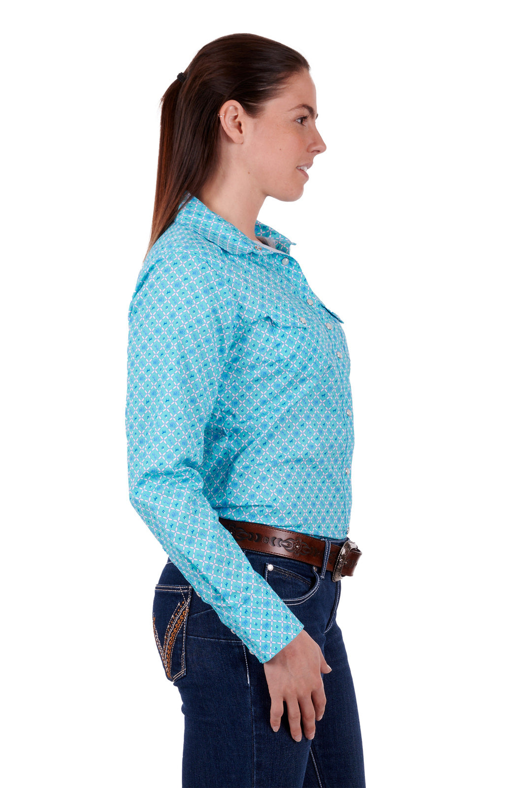 Wrangler Women's Akilah Long Sleeve Shirt - The Trading Stables