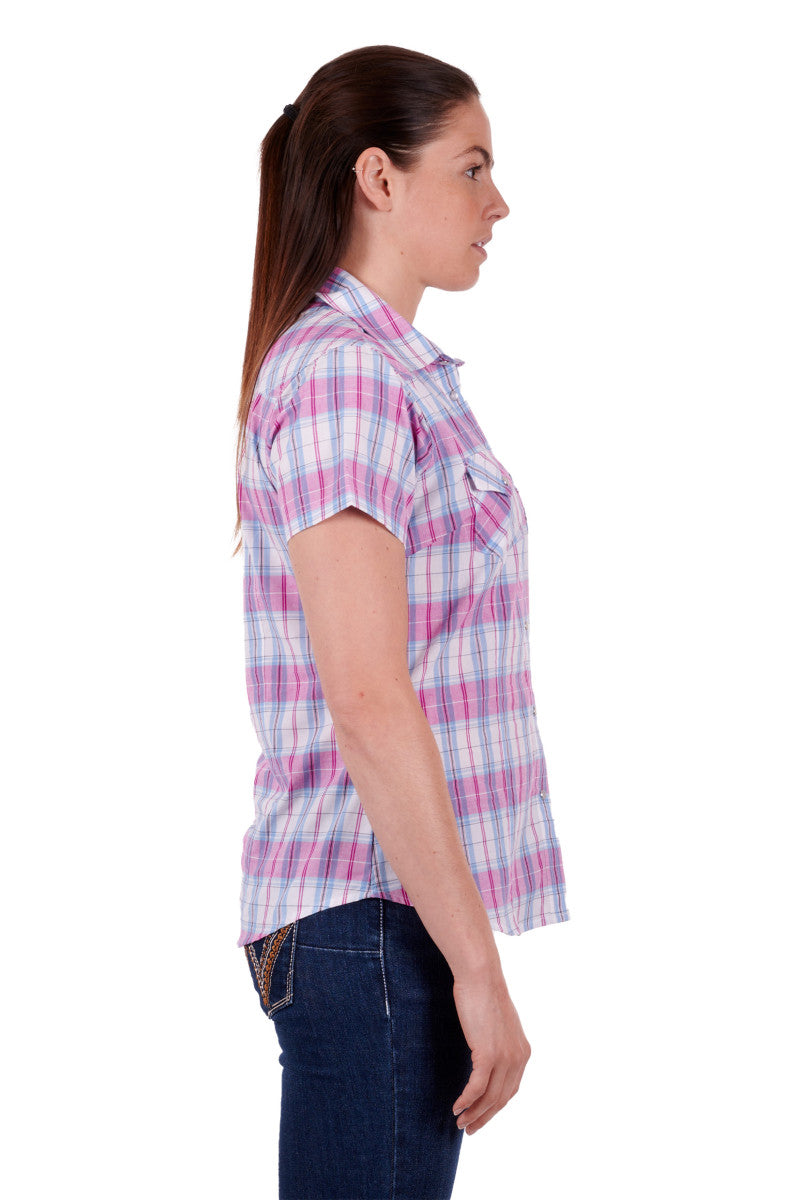 Wrangler Women's Sandra Short Sleeve Shirt - The Trading Stables
