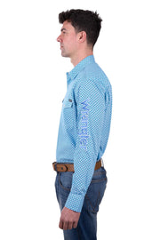 Wrangler Men's Jude Logo Long Sleeve Shirt - The Trading Stables