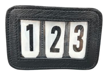 Cavalier Leather 3 Digit Bridle Number